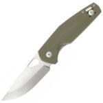 Giant Mouse ACE Nimbus V3 Scandi Verde G10 / Lamă Satin S90V / Șaibe Bronz