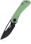 KUBEY Thalia Front Flipper Cuțit pliabil de buzunar EDC Mâner Jade G10 KU331E