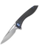 KUBEY Velocé Cuțit de Buzunar cu Frame Lock, Lamă CPM S90V, Mâner Flame Ti KB171I