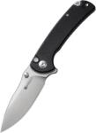 Sencut Mâner G10 Negru, Lamă Satinată 9Cr18MoV, Blocare cu Buton S23032-1