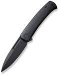 CIVIVI Caetus Mâner din Micarta Burlap Negru Lamă Black Stonewashed 14C28N C21025C-2