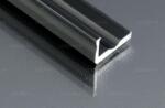 LED Profiles Aluminium L profil LED szalaghoz 16x10 mm (fekete) (11353)