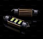 RC Hang 41mm-es Legerősebb lencsefejű nagy fényszórású SMD SOFITA LED autósled 300lumen (17259)