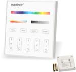 Mi-Light / MIBOXER RGB CW+WW 8 csatornás rádiós fali távirányító, szín és színhőmérséklet szabályzás egyben, wifi rendszerhez kapcsolható