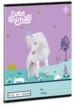 Ars Una Füzet vonalas ARS UNA A/5 32 lapos 14-32 1. osztályos Cute Animals-Unicorn (53584489) - fotoland