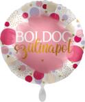 Premioloon Fólia lufi kör rózsaszín - Boldog Szülinapot