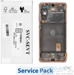  ServicePack LCD Display SAMSUNG S20 FE 4G/5G G780F/G781F GH82-24219F Orange
