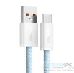 Baseus Dynamic USB / USB-C gyorstöltő töltő- és adatkábel, 100W, 1m, kék - mobil-box