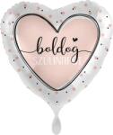 Premioloon Fólia lufi szív rózsaszín - Boldog Szülinapot