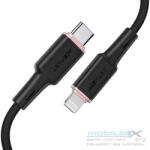 ACEFAST cable Type C to Lightning 8-pin MFi 3A PD30W C2-01 silicone 1, 2m black