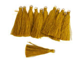  Textil bojt, 6cm-es, 12db/cs - Arany 8481T
