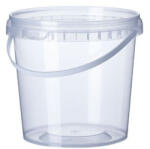  Garanciazáras kerek tégely 1100ml PP [ 25 db/cs ]
