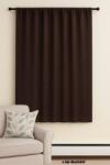 Látvány Textil Kft Kész blackout sötétítő függöny Rusztik sötétbarna 130x85cm