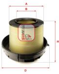SOFIMA Filtru aer SOFIMA S 7639 A (S 7639 A) - fixbox