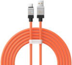 Baseus CoolPlay USB-A - Type-C kábel 100W 2m - narancssárga