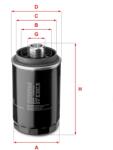 SOFIMA Filtru ulei SOFIMA S 3597 R (S 3597 R) - fixbox