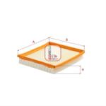 SOFIMA Filtru aer SOFIMA S 3C69 A (S 3C69 A) - fixbox