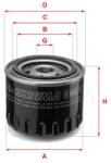 SOFIMA Filtru ulei SOFIMA S 6140 R (S 6140 R) - fixbox