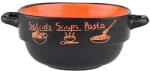Cyrax Bol supa, salata, paste, Portocaliu, 7.5x15cm (BolcuToartePortocaliu1703H) Castron