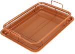 Cyrax Set tava de copt cu sita pentru cuptor, 32, 5x24, 5x8 cm (SetTavadreptunghi)