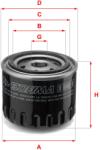 SOFIMA Filtru ulei SOFIMA S 6140 R (S 6140 R) - automobilus
