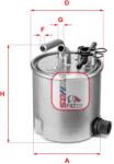 SOFIMA filtru combustibil SOFIMA S 5394 GC (S 5394 GC) - automobilus