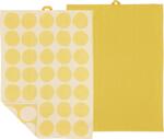 Södahl Lavete mari de bucătărie Bubbles 50 x 70 cm galbene 2 buc (35094)