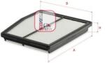 SOFIMA Filtru aer SOFIMA S 3D96 A (S 3D96 A) - automobilus