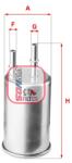 SOFIMA Filtru combustibil SOFIMA S 9183 B (S 9183 B) - fixbox