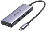 UGREEN 50629 dokkoló állomás és port replikátor USB 3.2 Gen 1 (3.1 Gen 1) Type-C Ezüst (UG50629) (UG50629)
