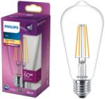 Philips E27 LED izzó, 7W, 806lm, 2700K, meleg fehér - emag - 2 177 Ft