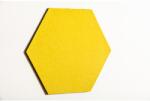  Noizero wall felt, akusztikus hangelnyelő falpanel hatszög, citrom 55x48x2cm (AFPF-04)