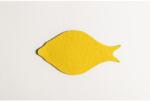  Noizero wall felt, akusztikus hangelnyelő falpanel hal, citrom 30x16x2-3cm (AFPH-52)