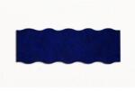  hullám akusztikus hangelnyelő falpanel, sötétkék öntapadós 97x33x3cm (APH-02)