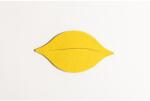  Noizero wall felt, akusztikus hangelnyelő falpanel levél, citrom 30x16x2-3cm (AFPH-53)