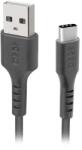 SBS TECABLETC3MTK USB-A Apa - USB-C Apa 2.0 Adat és Töltőkábel - Fekete 3m (TECABLETC3MTK)