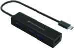 Conceptronic Hub -BIES07B USB 3.0 Hub - 4 Port (HUBBIES07B)