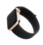FIXED 188900 Nylon szíj Apple Watch 38/40/41 mm, reflective Fekete (FIXNST-436-REBK)