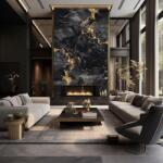  Стенен панел bamboo charcoal i Модел: 9004 i С непрекъсната шарка i uv лак