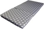 Kidizi Saltea patut pliabila cu husa detasabila 120x60x6 cm Kidizi Polka Dots, include geanta transport (5949551915683) Saltea bebelusi