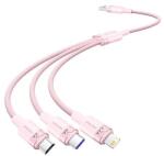 Vention USB 2.0 A és 3 az 1-ben 6A kábel Vention CTRPG 1.5M (rózsaszín) - kontaktor