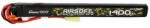 Gens ace 25C 1400mAh 3S1P 11.1V Airsoft Gun Lipo Battery with mini Tamiya Plug Connector (GEA14003S25T) - kontaktor
