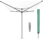 Brabantia Външен простор Brabantia TopSpinner 90300263, 50 м, Метален шиш за вкопаване, Калъф, Резистентен на корозия, Инокс (90300263)