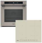 Whirlpool WOI5S8PM2SEA Beépíthető sütő + Whirlpool WL S2760 BF/S Beépíthető indukciós főzőlap