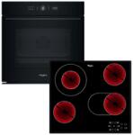 Whirlpool WOI5S8PM1SBA Beépíthető sütő + Whirlpool AKT 8190/BA Beépíthető kerámia főzőlap