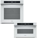 Whirlpool WOI4S8CM1SWA Beépíthető sütő, fehér + Whirlpool WMD44MW Beépíthető mikrohullámú sütő