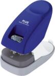 PLUS Corporation Asztali kapocsmentes tüző- és lyukasztógép kék (31260)