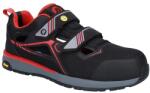 Bata Sandale de protectie Bata RADIANCE FLOW, S1P SRC ESD, negru/rosu, mas. 47 (FLOW-W47) - bricolaj-mag
