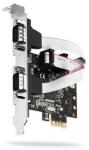 AXAGON PCEA-S2N PCIe vezérlő 2x soros (PCEA-S2N)