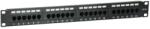 EQUIP 24-Port Cat. 5e Unshielded Patch Panel Black 235325 (235325)